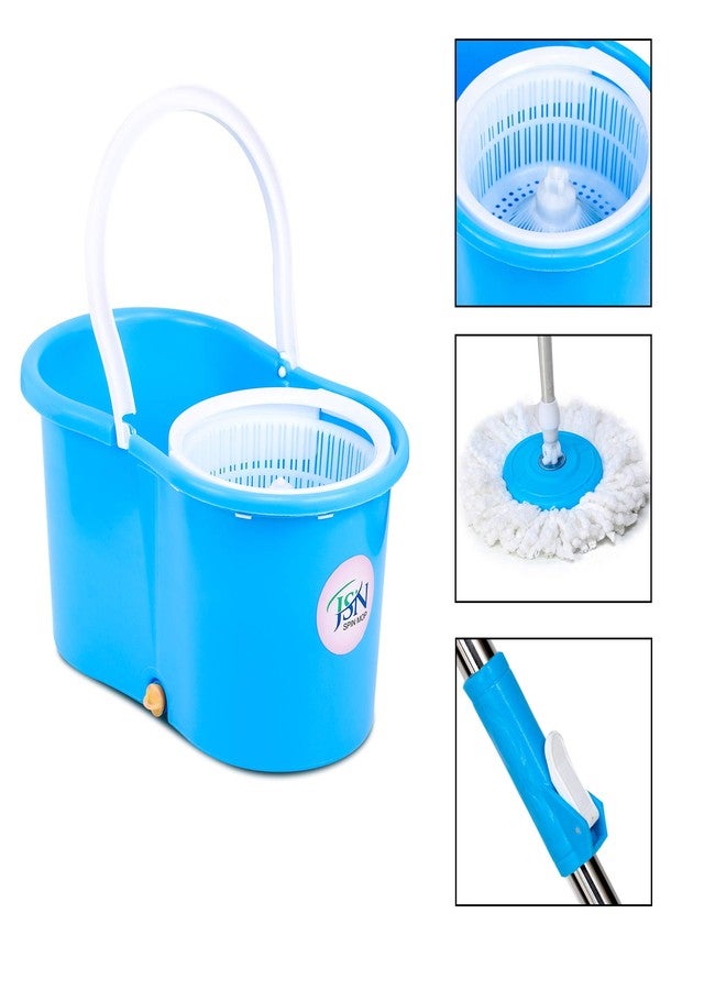 JSN Plastic Mop Bucket for House hold cleaning - Assorted Colour - Image 4